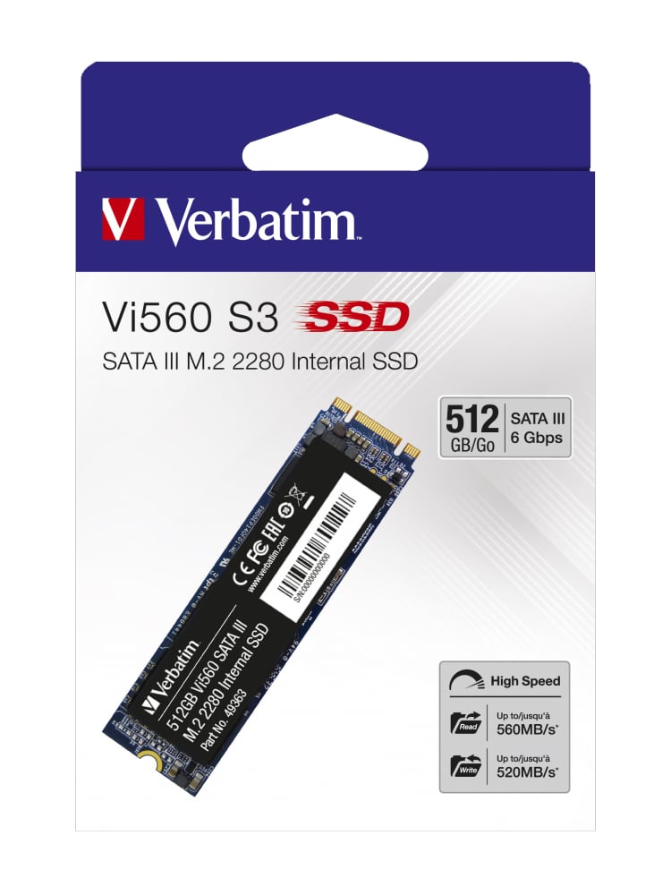 SSD Vi560 Internal SATA III M.2 512GB VERBATIM - immagine 2