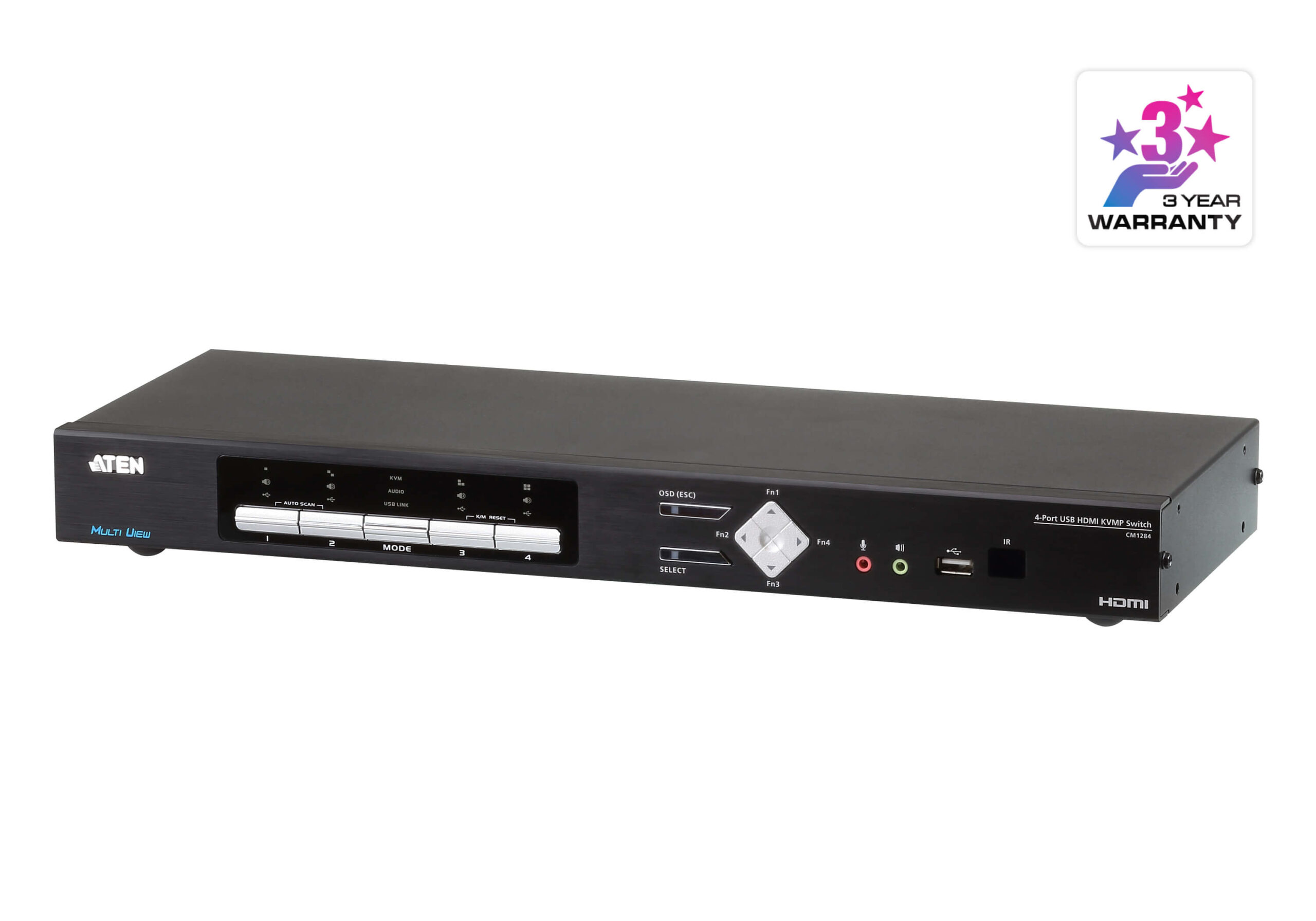 Switch KVMP Multi-Visualizzazione USB 4K HDMI a 4 porte, CM1284 ATEN
