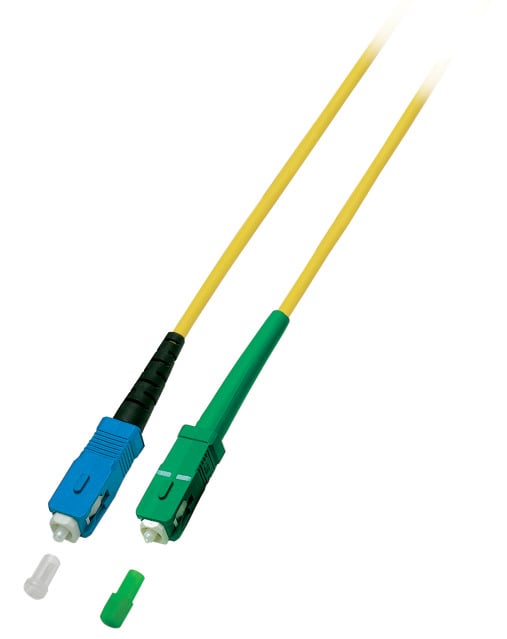 Cavo Fibra Ottica Monomodale OS2 SC-APC/SC-UPC 9/125 15m TECHLY PROFESSIONAL