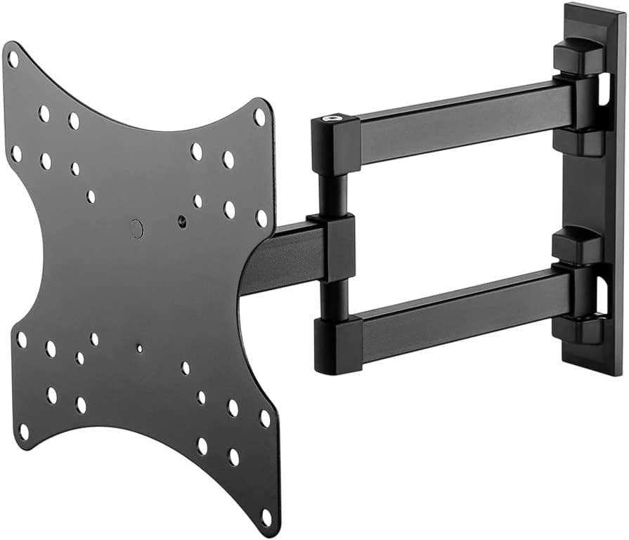 Supporto a Muro per TV LED LCD 23-42'' Inclinabile 3 Snodi Nero TECHLY - immagine 4