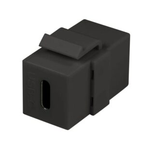 Connettore Keystone USB-C&trade; F/F 17,2 mm Nero LOGILINK