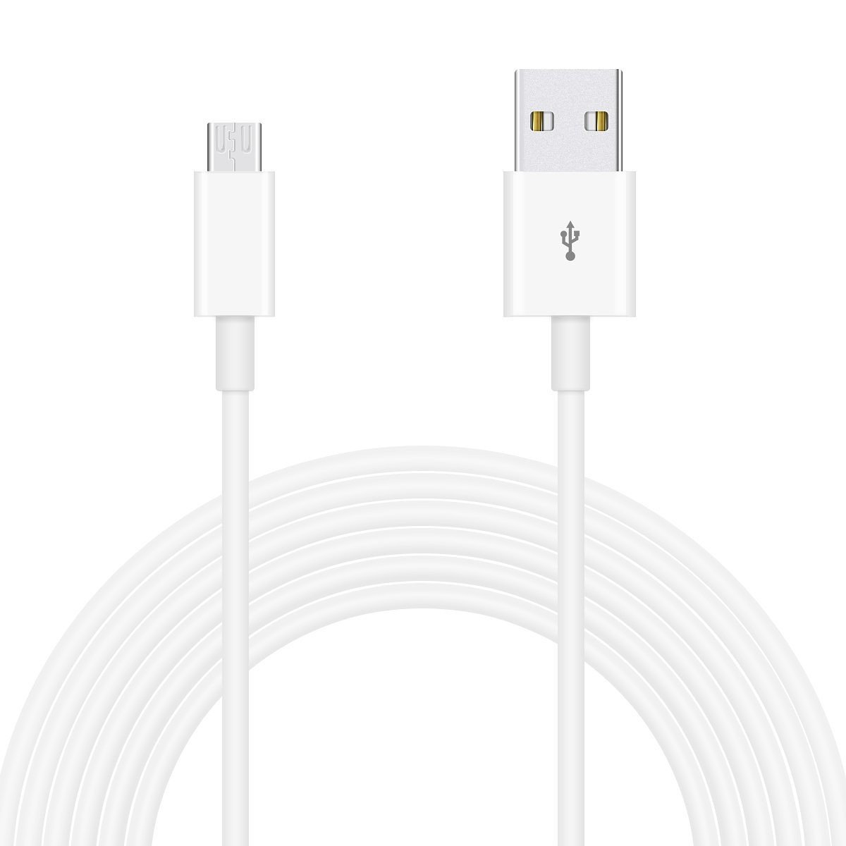 Cavo di Ricarica Rapida USB/Micro-USB 1m Bianco MANHATTAN