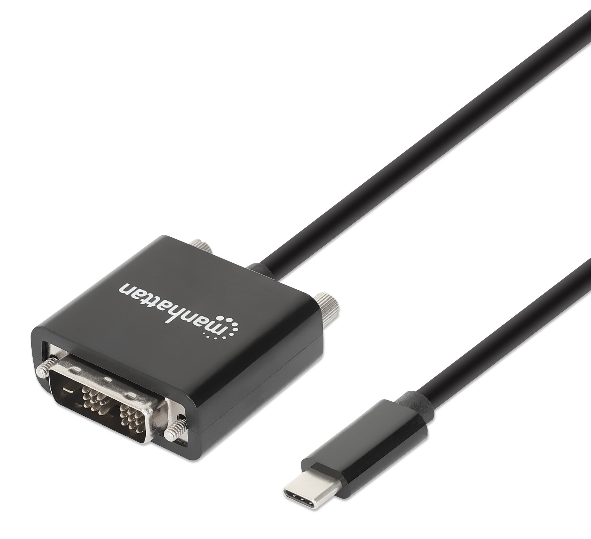 Cavo Adattatore USB-C™ Maschio a DVI Maschio 2m Nero MANHATTAN