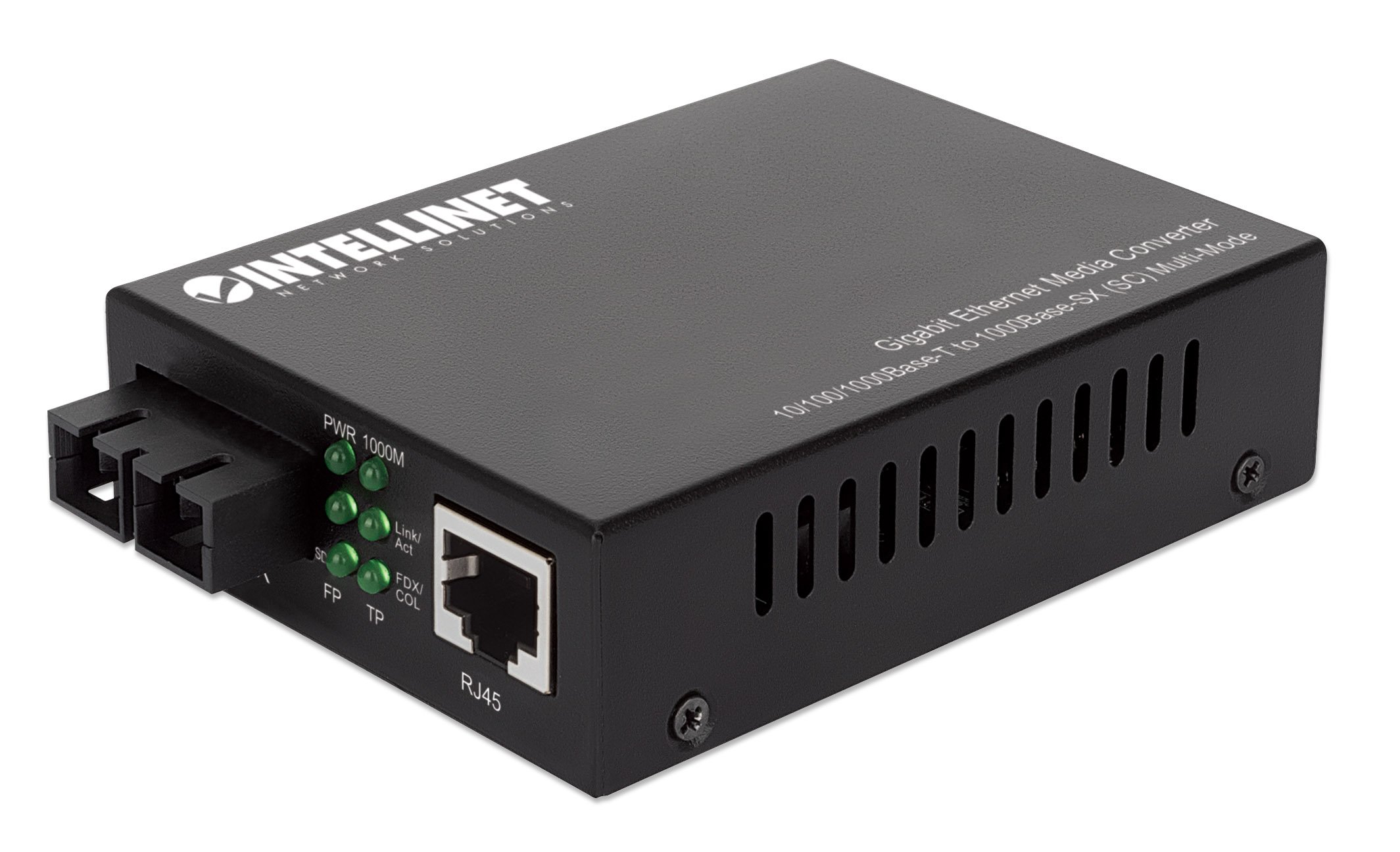 Gigabit Ethernet Media Converter Fibra SC Multimodale INTELLINET
