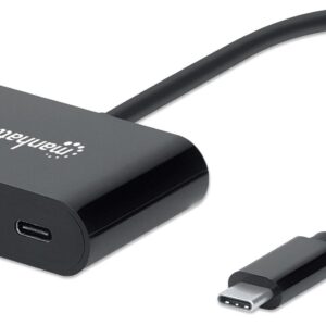 Adattatore Convertitore USB-C&trade; Maschio VGA Femmina con Power Delivery MANHATTAN