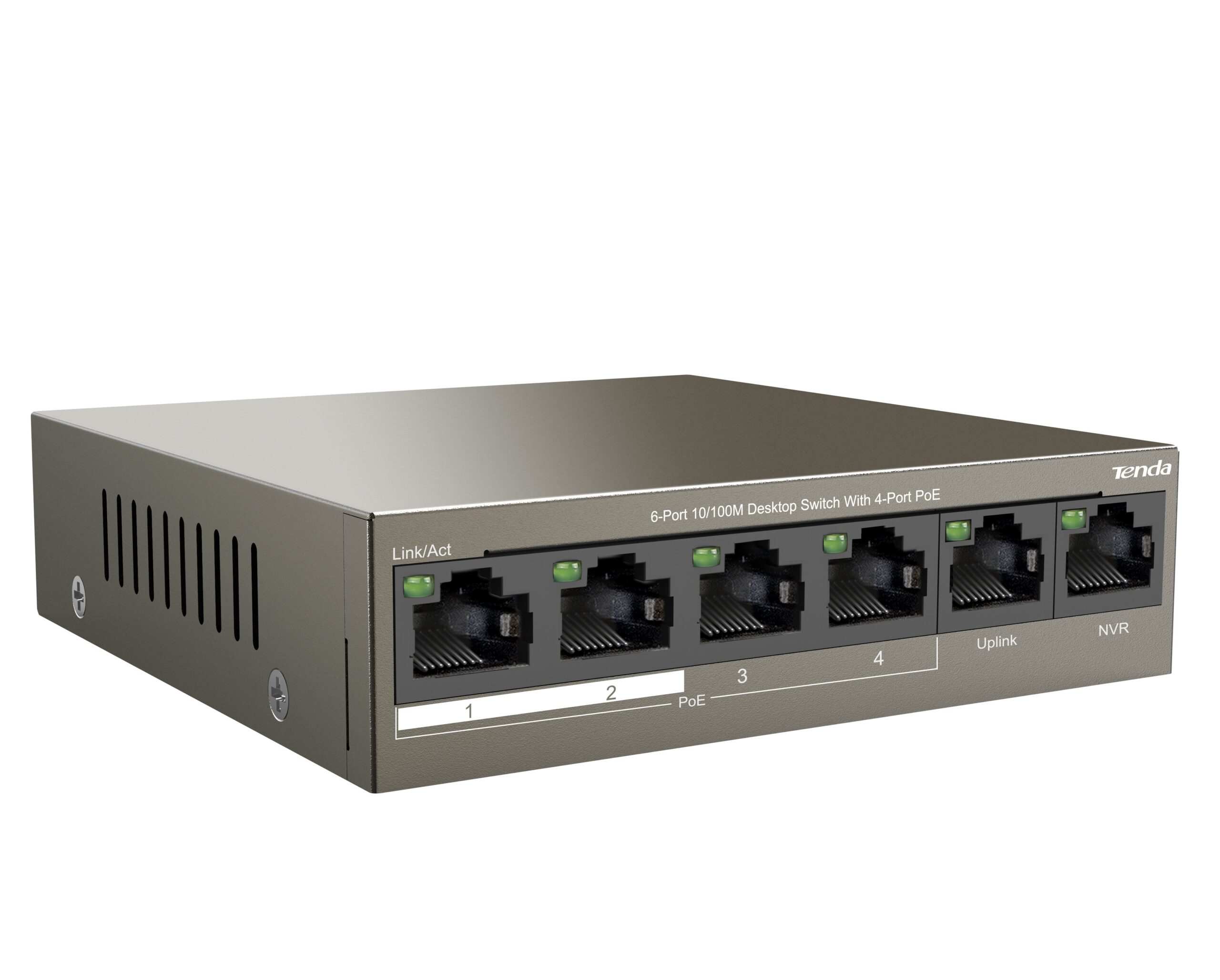 Switch Desktop 6 porte 10/100M con 4 Porte PoE 63W TEF1106P4-63W TENDA - immagine 3
