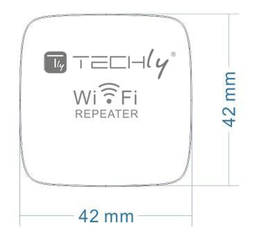 Mini Ripetitore Wireless 300Mbps Amplificatore da Muro Repeater7 TECHLY - immagine 4