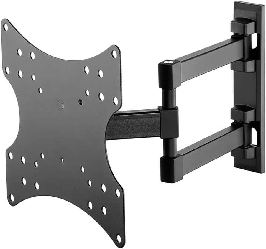 Supporto a Muro per TV LED LCD 23-42'' Inclinabile 3 Snodi Nero TECHLY - immagine 5