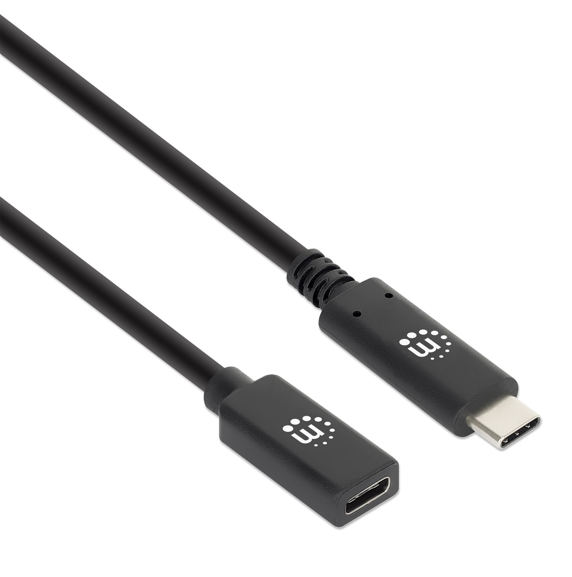 Cavo prolunga USB 3.2 Gen 2 SuperSpeed+ USB-C™ Maschio/Femmina 0,5m Nero MANHATTAN - immagine 3