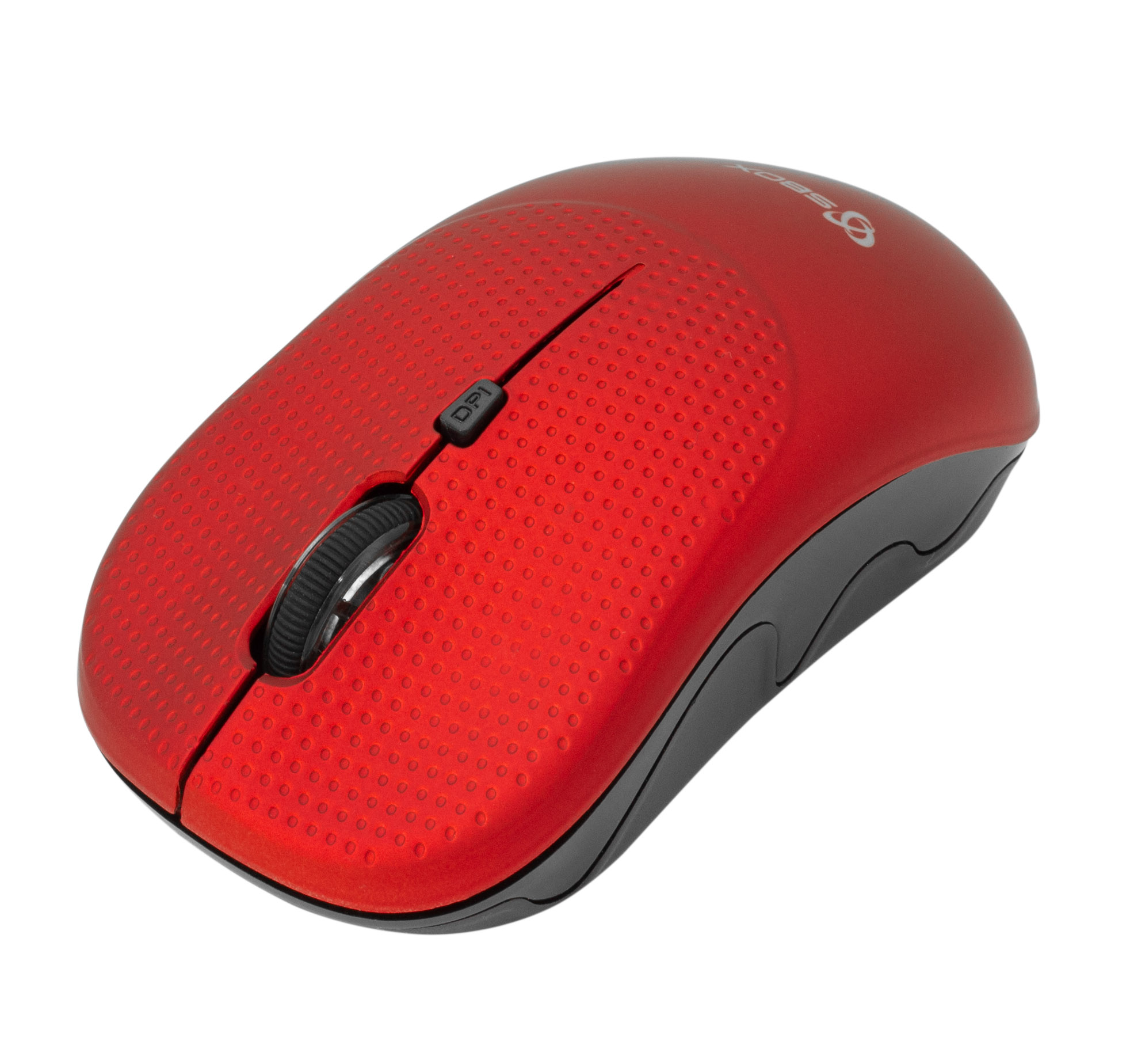 Mouse Wireless 1600dpi WM-106R Strawberry Rosso SBOX - immagine 3