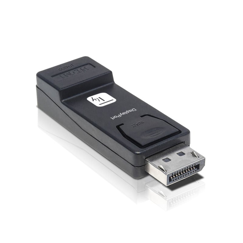 Adattatore Convertitore da DisplayPort DP 1.2 a HDMI 4K 30Hz Nero TECHLY - immagine 2
