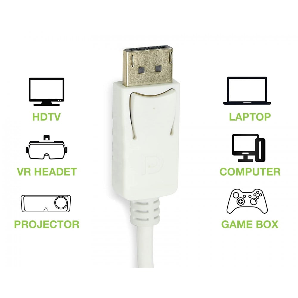 Adattatore Passivo DisplayPort Maschio a HDMI Femmina Full HD TECHLY - immagine 3