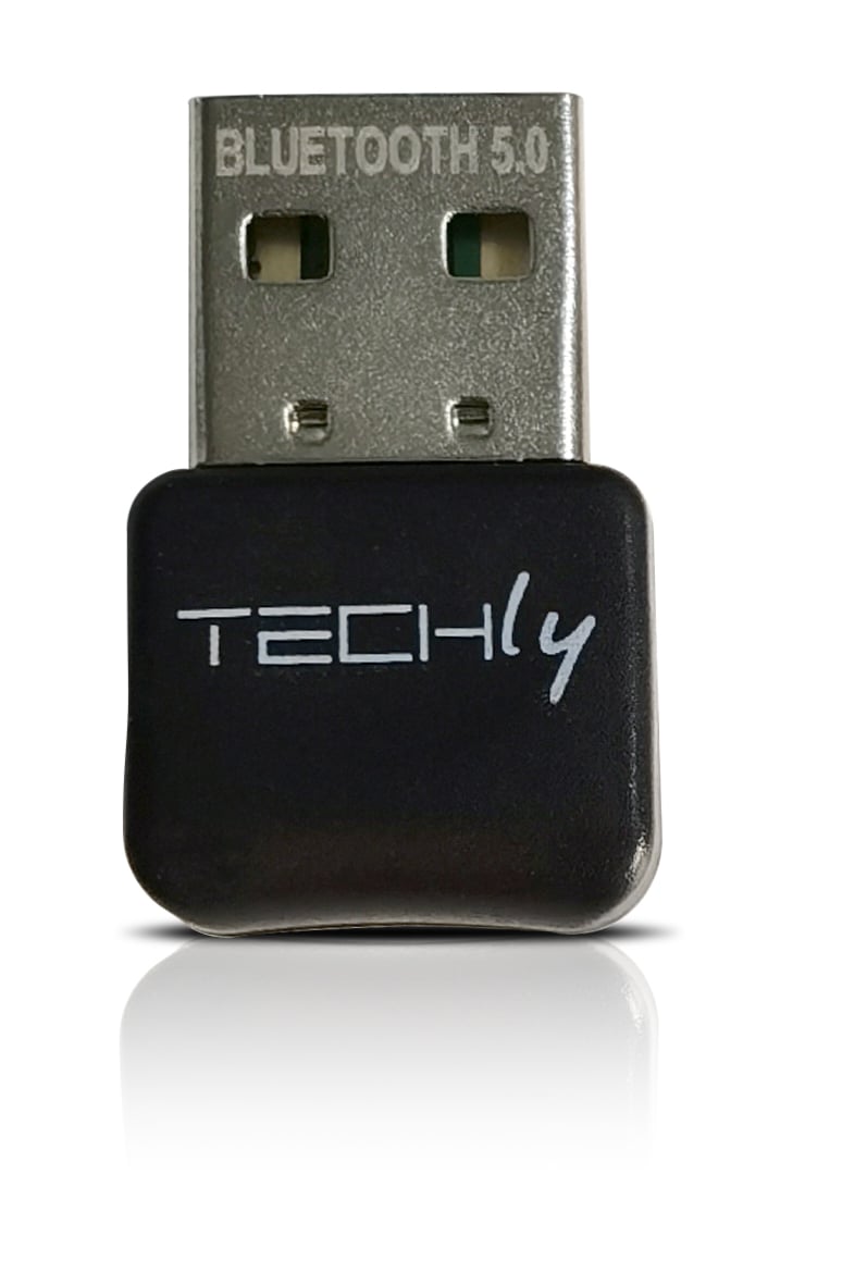 Adattatore USB Bluetooth 5.0 per PC Dongle Classe 2 + EDR 10m TECHLY - immagine 3