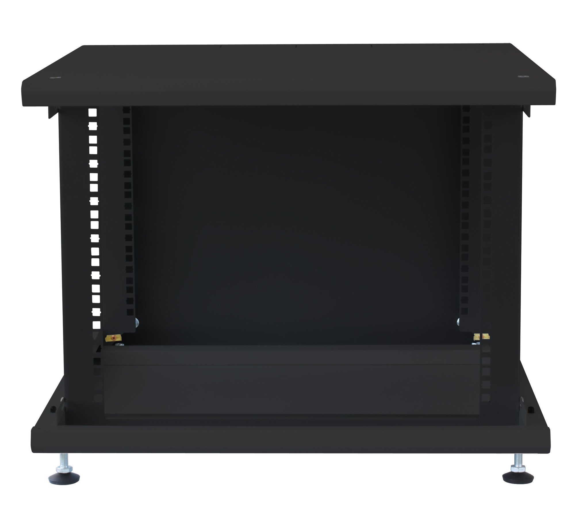 Armadio Rack 19'' ideale per Accumulatori Fotovoltaico 8U P600mm Nero TECHLY PROFESSIONAL - immagine 2