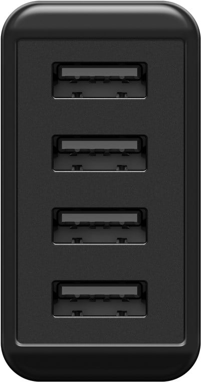 Caricatore da Muro USB a 4 vie 30W Nero GOOBAY - immagine 3