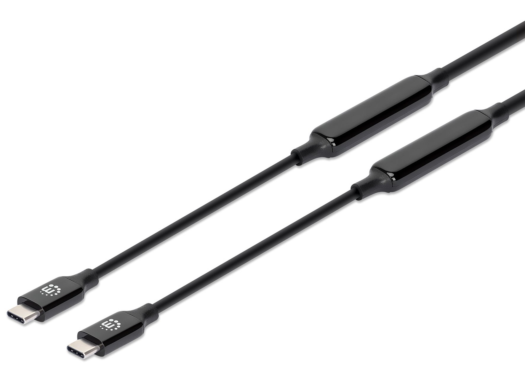Cavo USB-C™ Maschio/Maschio USB 3.2 Gen2 SuperSpeed 5m Nero MANHATTAN - immagine 3