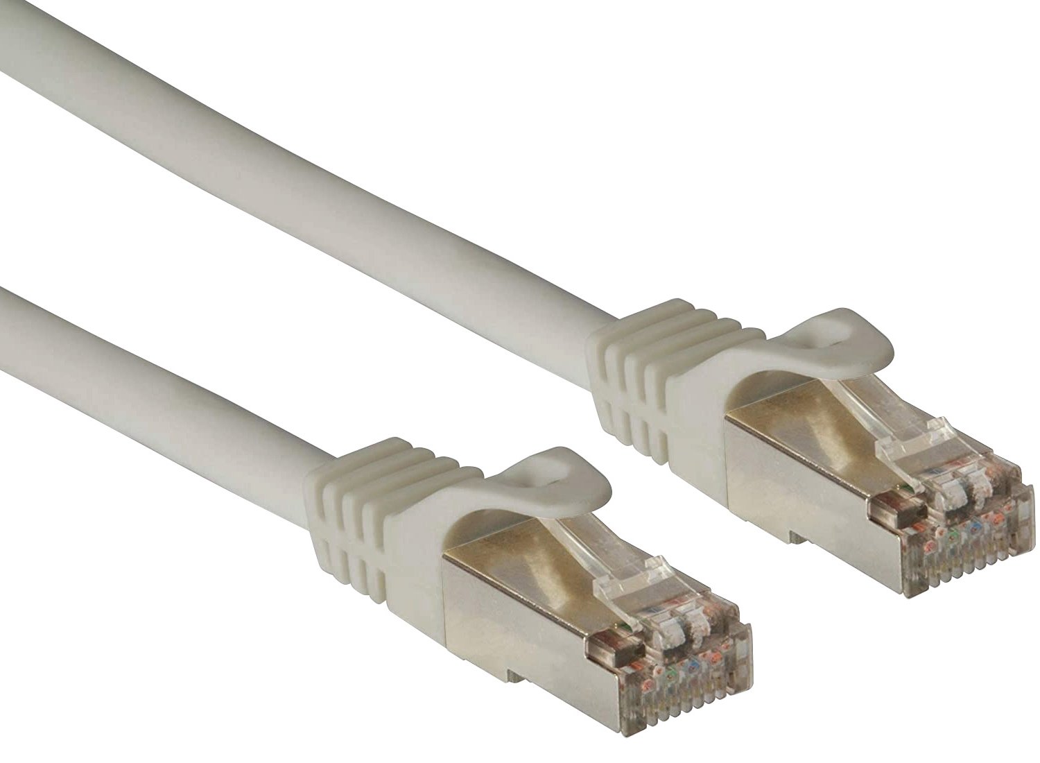 Cavo di Rete Patch in Rame Cat. 6A SFTP LSZH 0,25 m Grigio TECHLY PROFESSIONAL - immagine 2