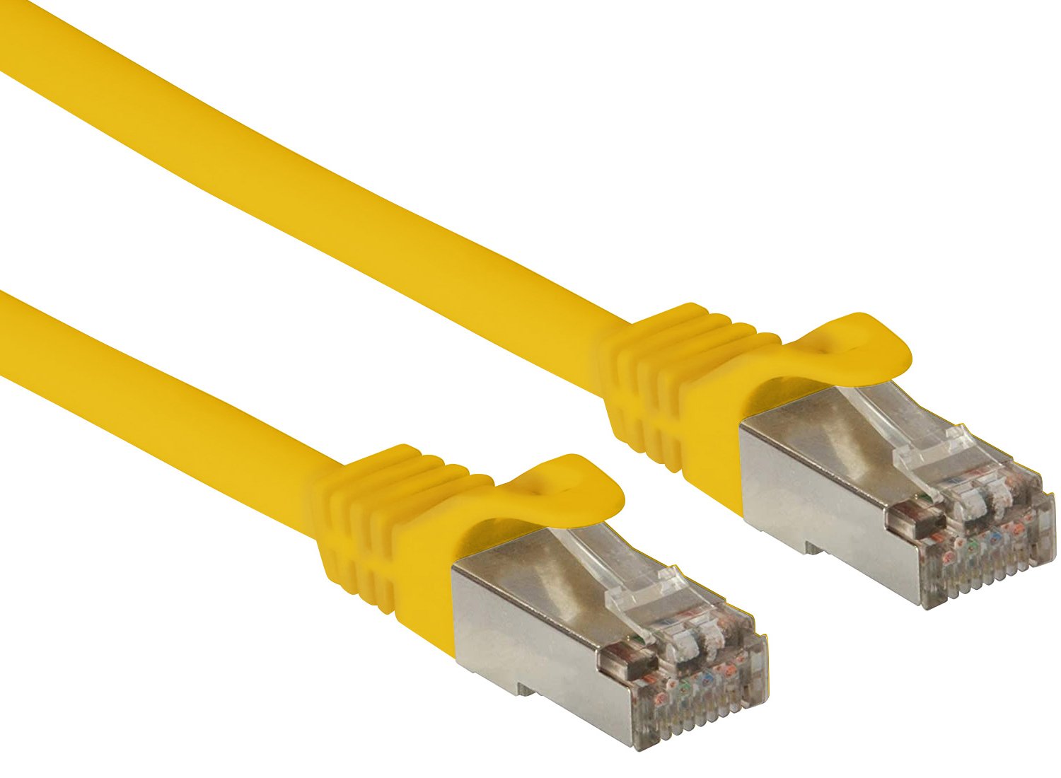 Cavo di Rete Patch in Rame Cat. 6A SFTP LSZH 1 m Giallo TECHLY PROFESSIONAL - immagine 2