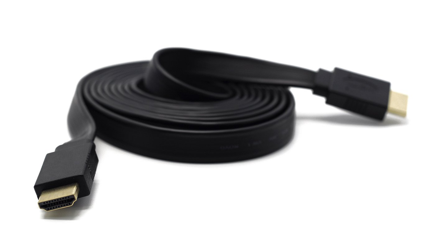Cavo HDMI High Speed con Ethernet A/A M/M Piatto 10m TECHLY - immagine 3