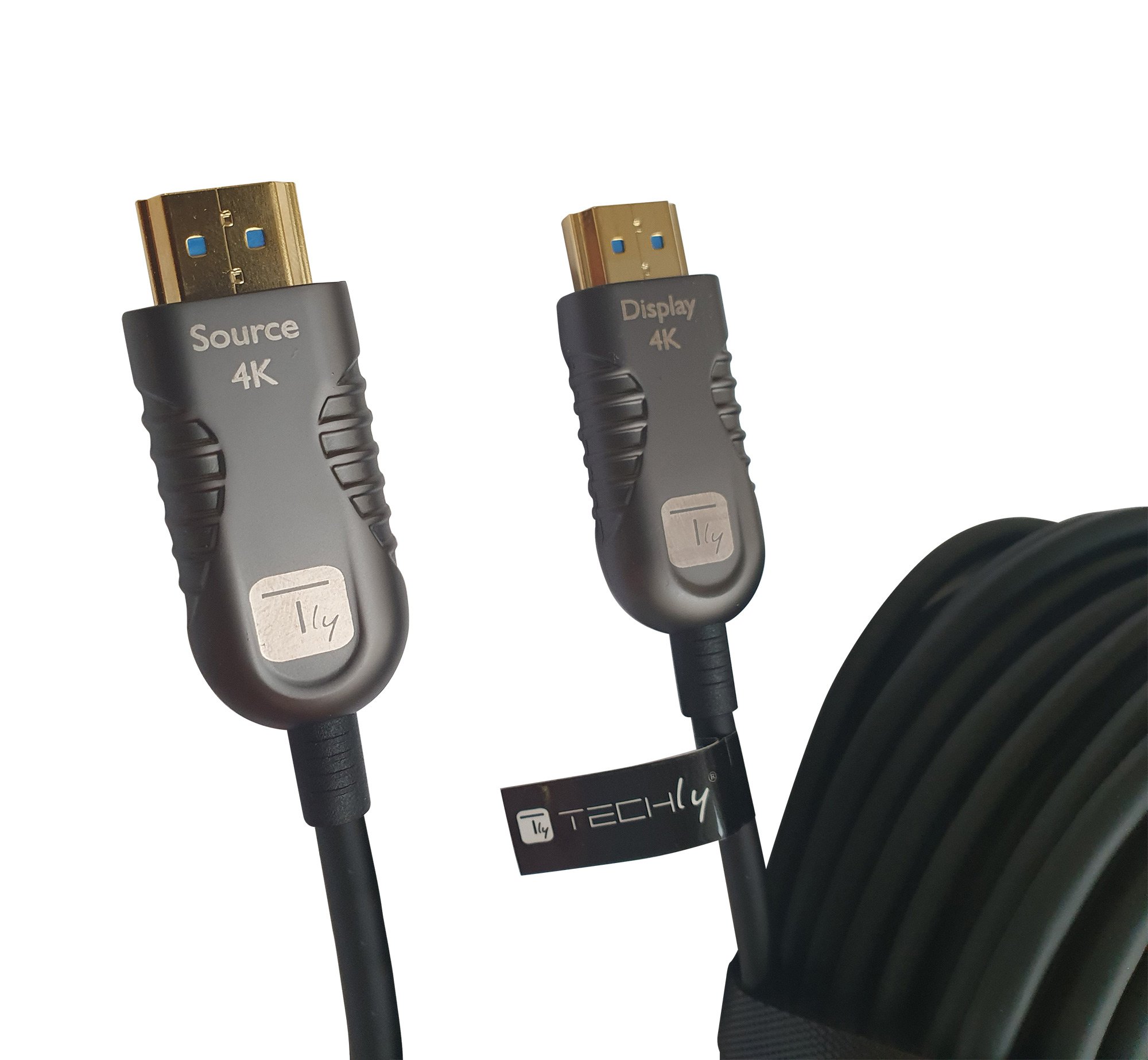 Cavo Ottico Attivo HDMI™ 2.0 AOC 4K 18Gbps HDMI™ A/A M/M 30m TECHLY - immagine 3