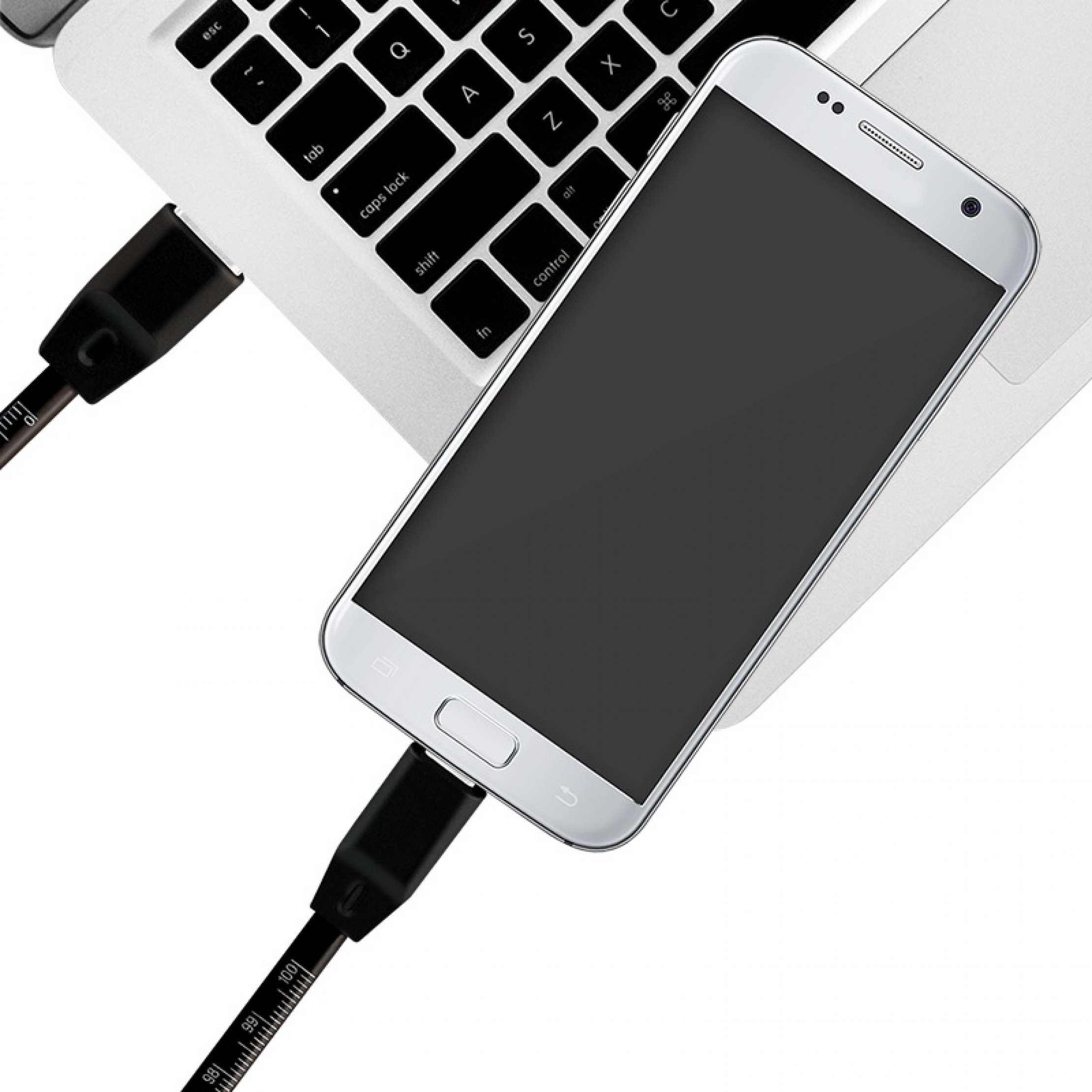 Cavo USB Micro-B Maschio/USB-A Maschio con Misuratore 1m Nero LOGILINK - immagine 3
