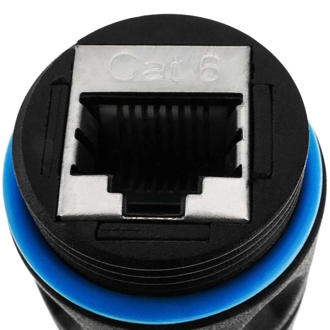 Connettore Cat.6 RJ45 F/F Impermeabile IP68 TECHLY PROFESSIONAL - immagine 3
