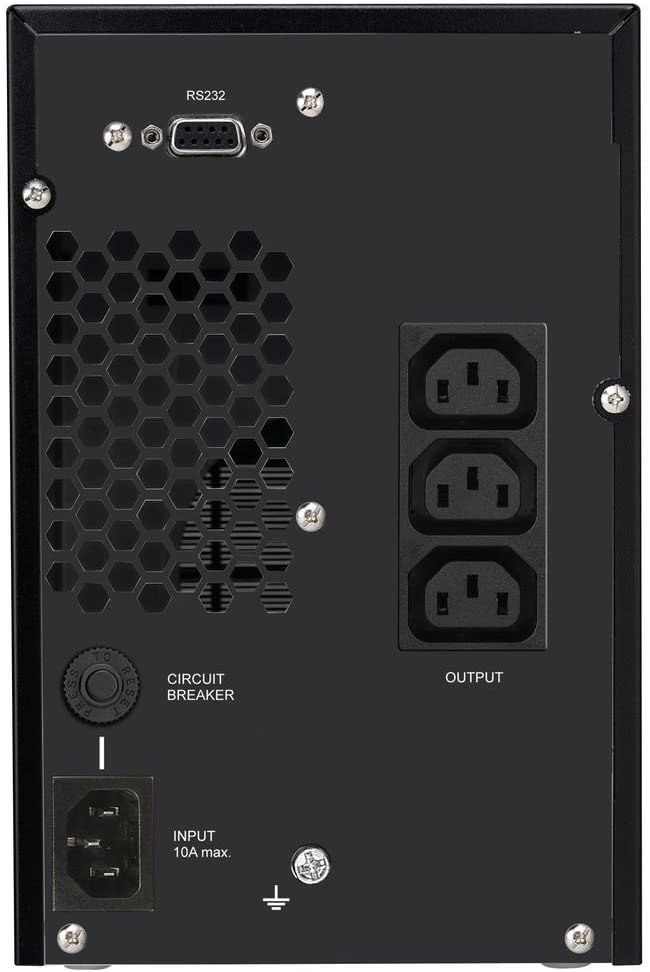 Gruppo di Continuità UPS E4 VALUE Display LED 1000VA On Line Doppia Conversione INFOSEC - immagine 3