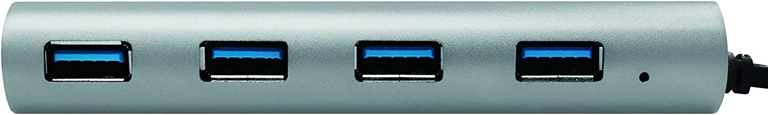 Hub USB-C™ SuperSpeed 4 Porte Alluminio Silver LOGILINK - immagine 3