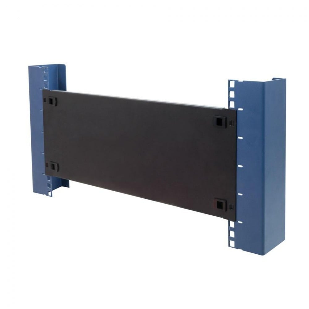 Pannello Cieco Toolless a Clip per Armadi Rack 19'' 4U Nero TECHLY PROFESSIONAL - immagine 3