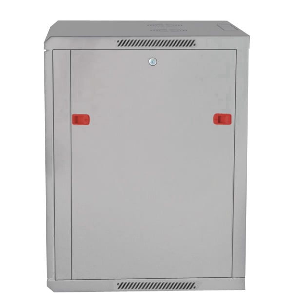 Armadio Rack 19'' a muro 12 unità sezione unica prof. 600mm Grigio INTELLINET - immagine 3