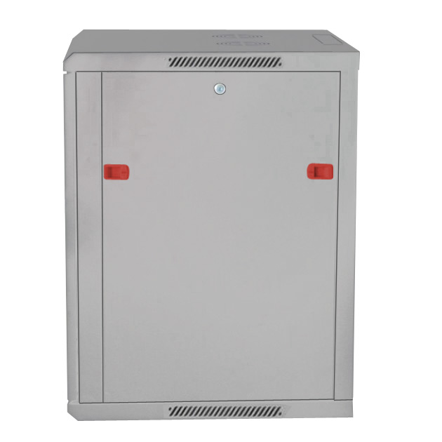 Armadio Rack 19'' a muro 12 unità sezione unica prof. 450mm Grigio INTELLINET - immagine 3
