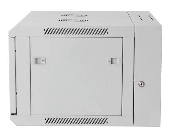 Armadio Rack 19'' a muro 9 unità due sezioni Grigio INTELLINET - immagine 3