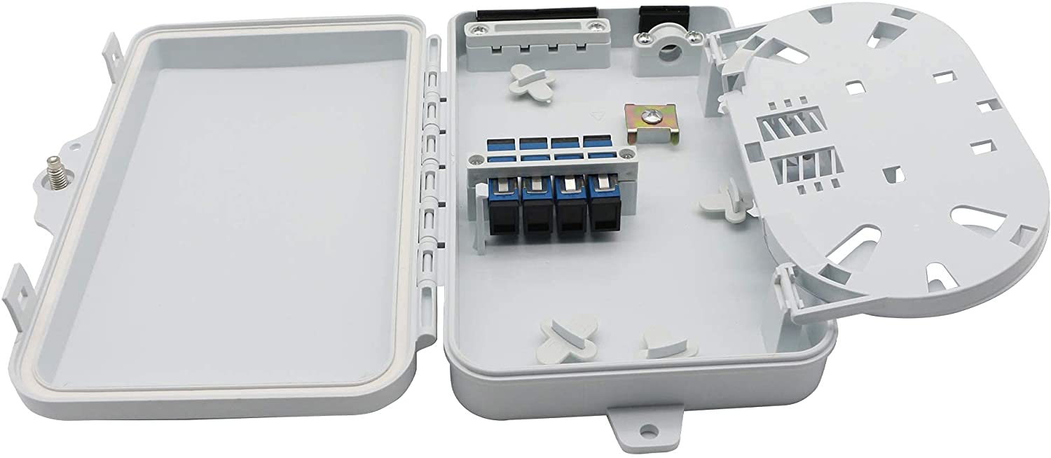 Scatola di Distribuzione Fibra Ottica FTTH IP65 4 Porte SC LC TECHLY PROFESSIONAL - immagine 2