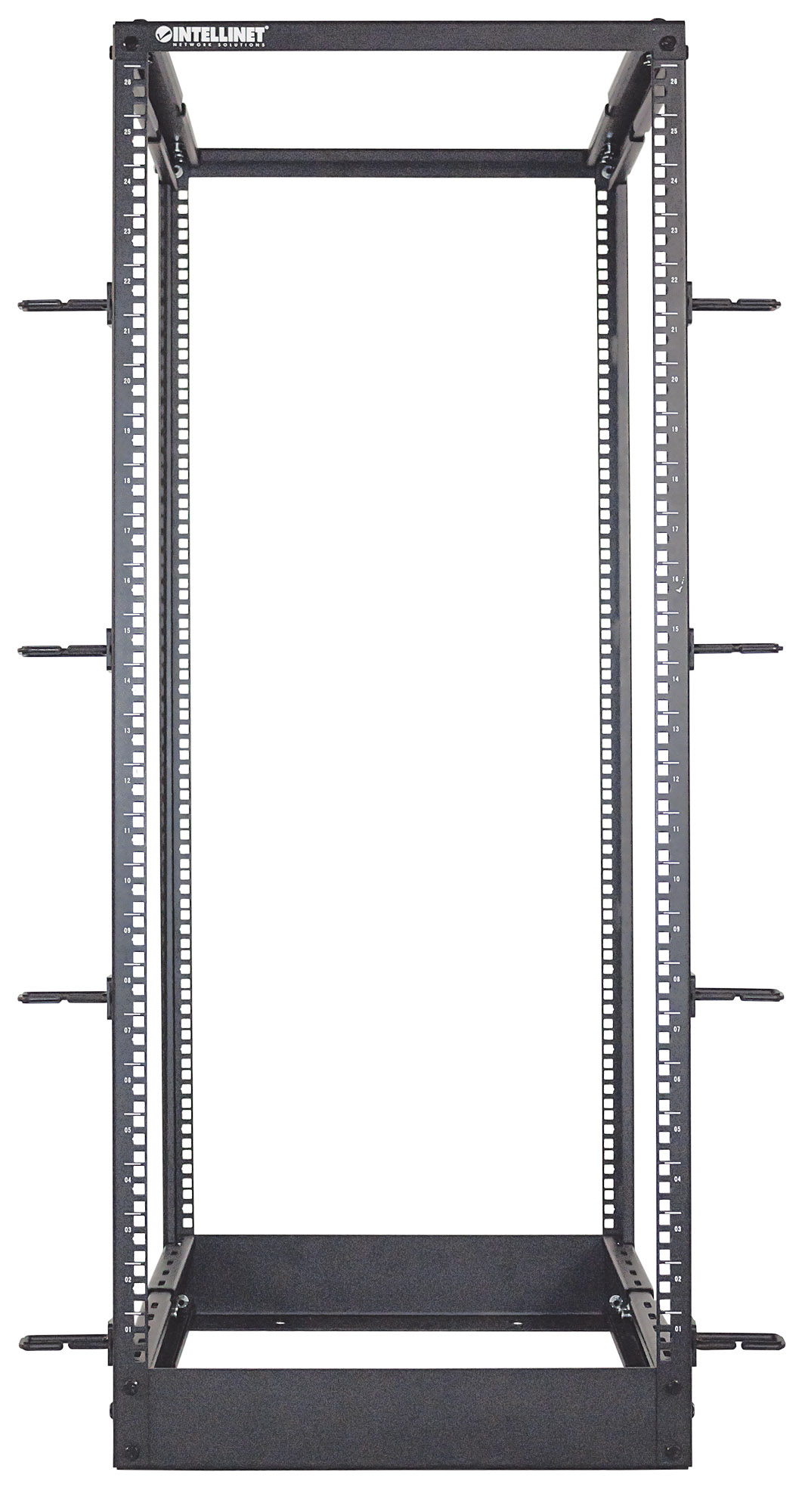 Open Frame Rack 19'' 4 Montanti 48U con profondità regolabile INTELLINET - immagine 3
