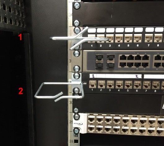 Anello Passacavi Laterale 80x80 mm in Acciaio Zincato per Armadi Rack OEM - immagine 3
