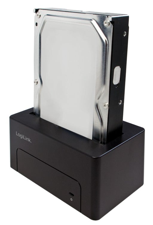 Docking Station USB3.1 Gen2 per HDD/SSD SATA da 2.5''/3.5'' Nero LOGILINK - immagine 3
