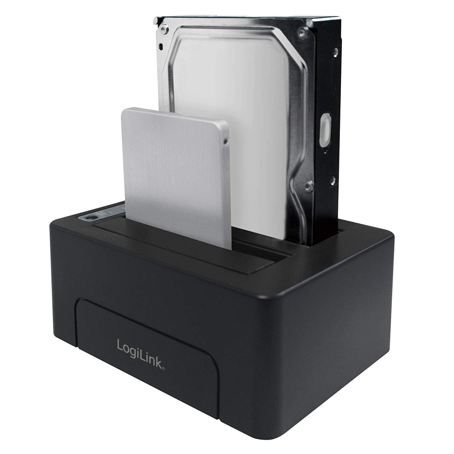 Docking Station USB3.1 Gen2 Doppio Slot HDD/SSD SATA da 2.5''/3.5'' Nero LOGILINK - immagine 3