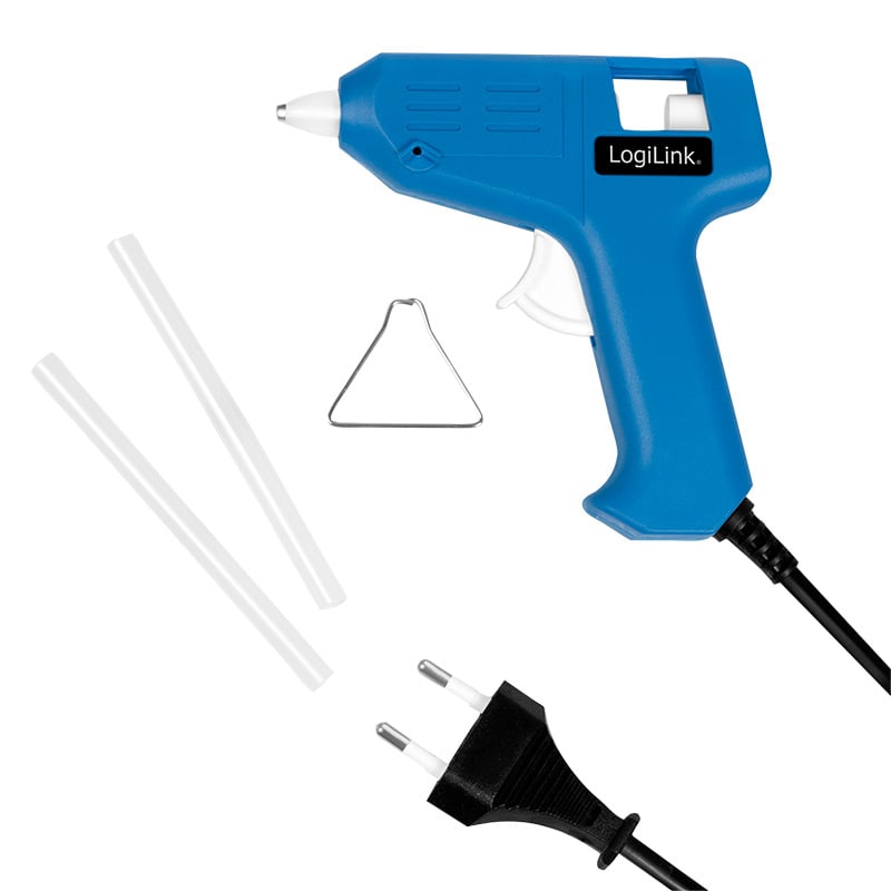 Mini pistola per Colla a Caldo, 10W, blu LOGILINK - immagine 3