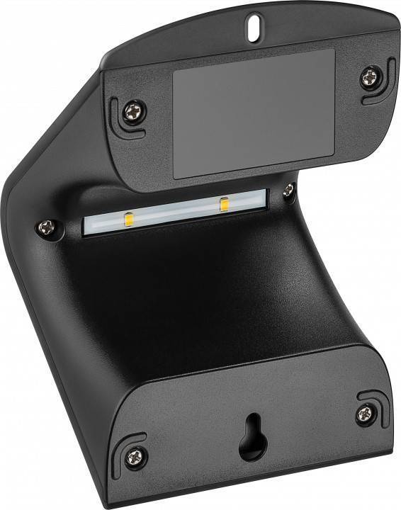 Lampada LED Solare a Muro 1,5W IP65 Sensore di Movimento Nero GOOBAY - immagine 3