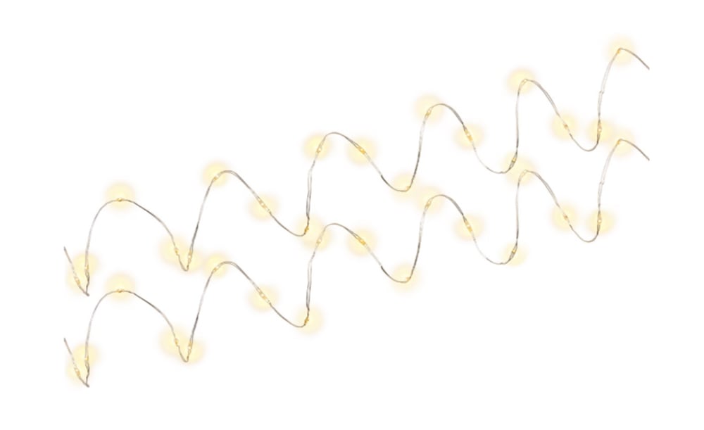 Barra Luminosa Argento 2x20 Micro LED con Timer - Risparmio Energetico GOOBAY - immagine 3