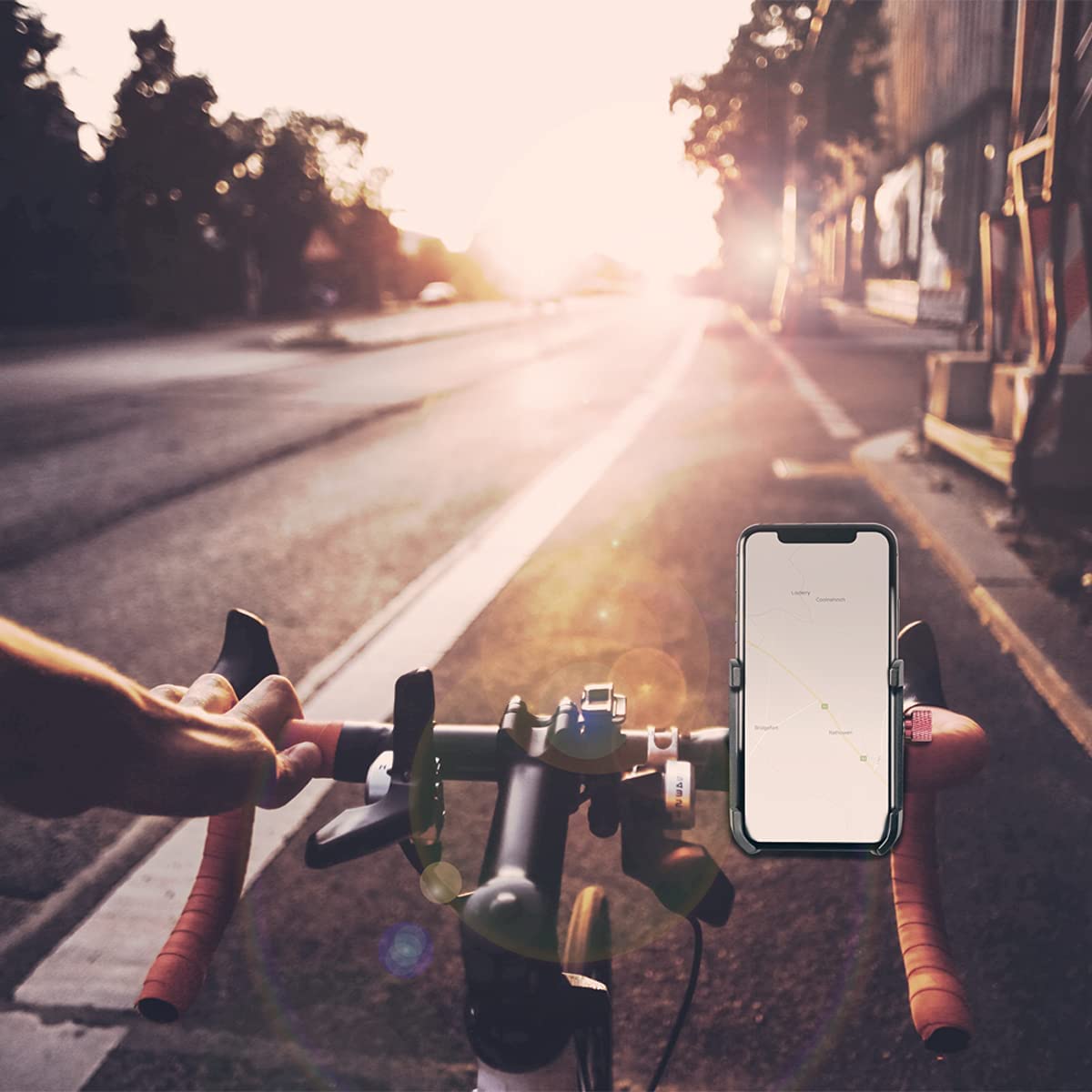 Supporto da Bicicletta per Smartphone 3.5''-7'' Fissaggio Verticale LOGILINK - immagine 3