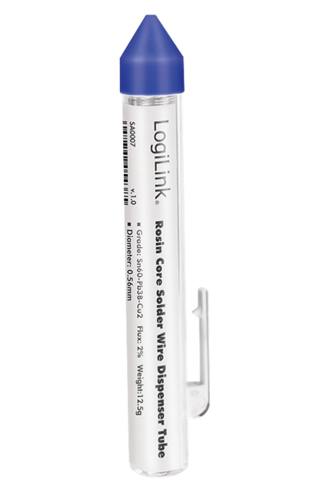 Stagno in Dispenser ø 0,56 mm Senza Piombo Con Argento Rame 0,7% 12,5g LOGILINK - immagine 2