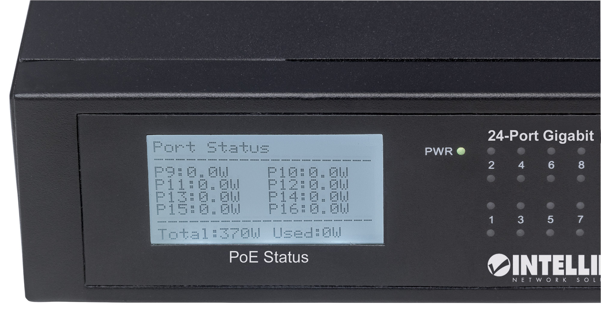 Gigabit Ethernet Switch 24 porte POE+ con 2 porte SFP INTELLINET - immagine 3