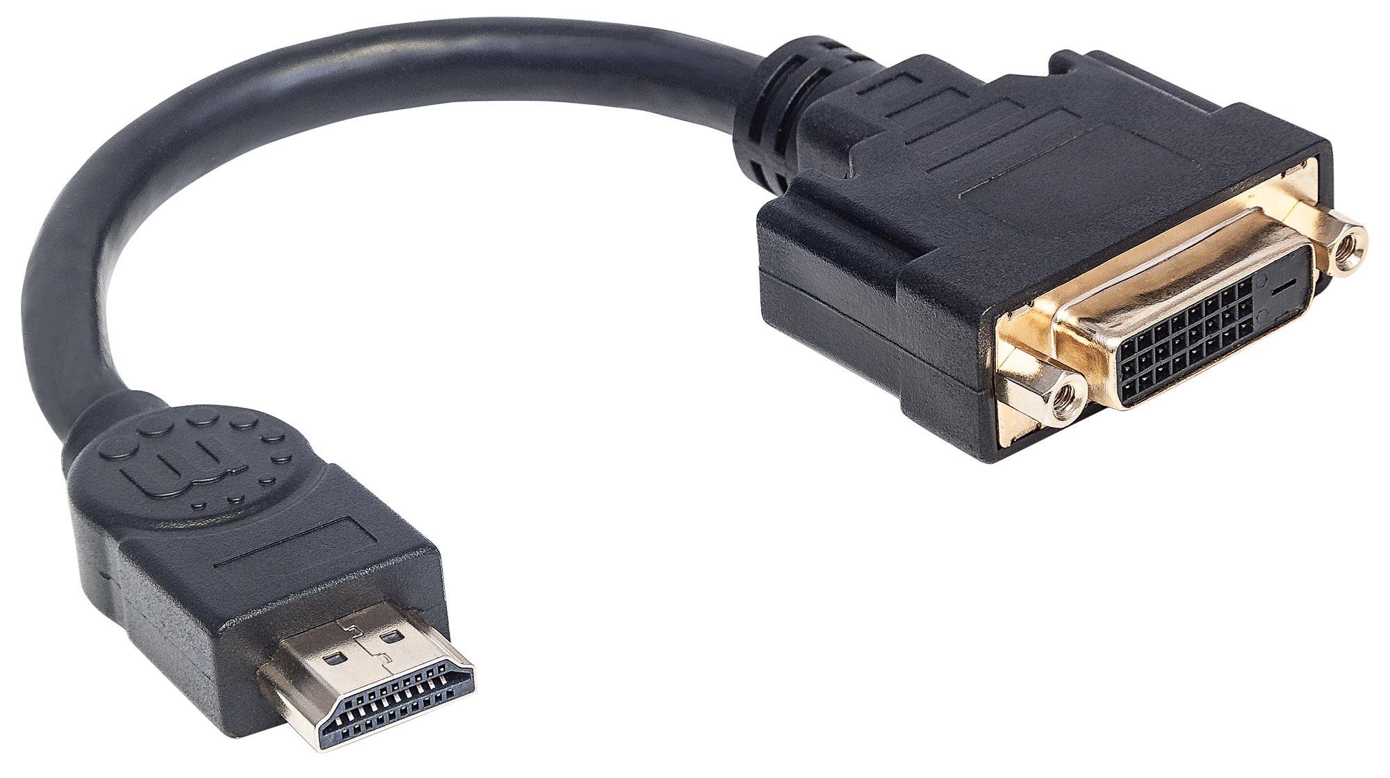 Cavo Adattatore HDMI a DVI-D MANHATTAN - immagine 3