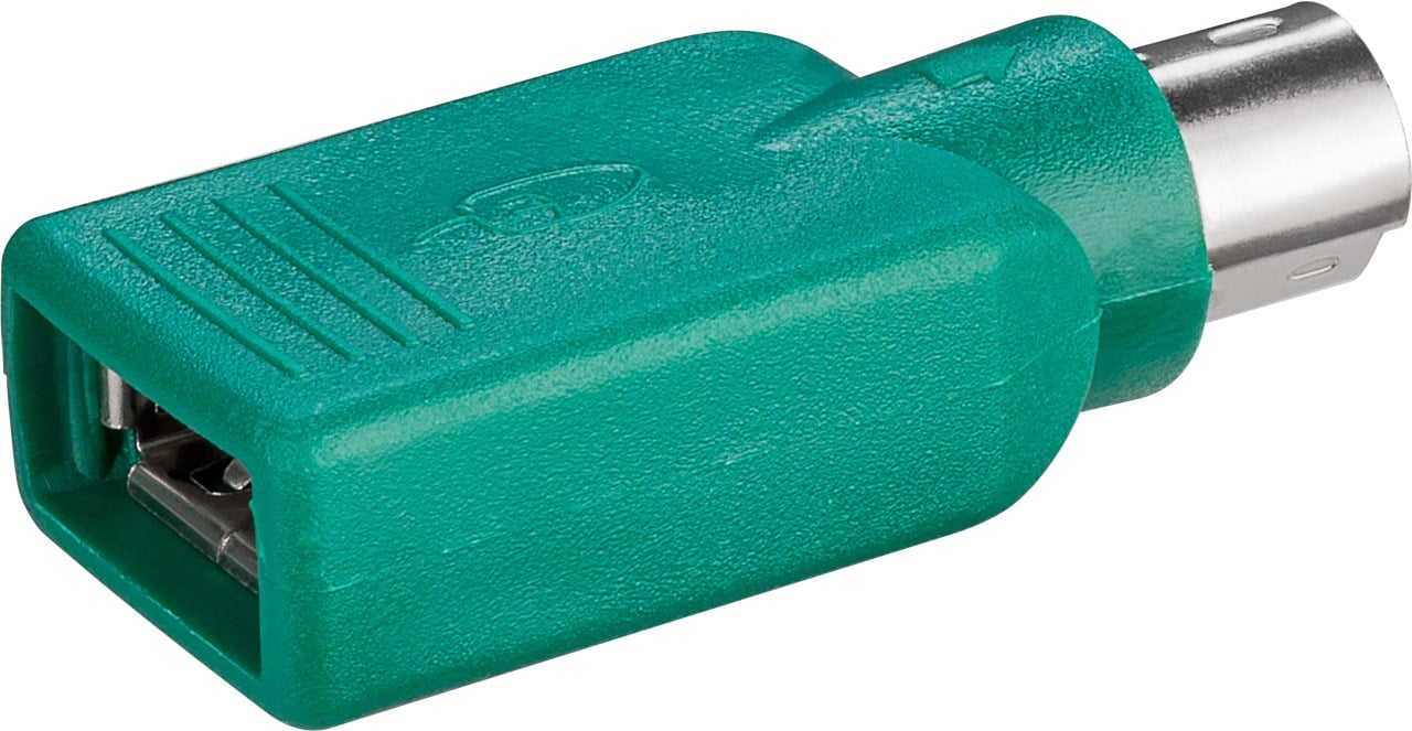 Adattatore Convertitore PS2 Maschio USB A Femmina per Tastiera e Mouse GOOBAY - immagine 3