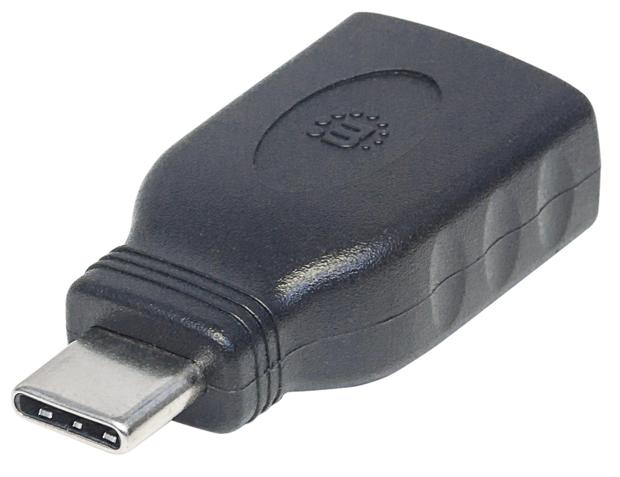 Adattatore Convertitore USB-C™ Maschio a USB-A Femmina MANHATTAN - immagine 2