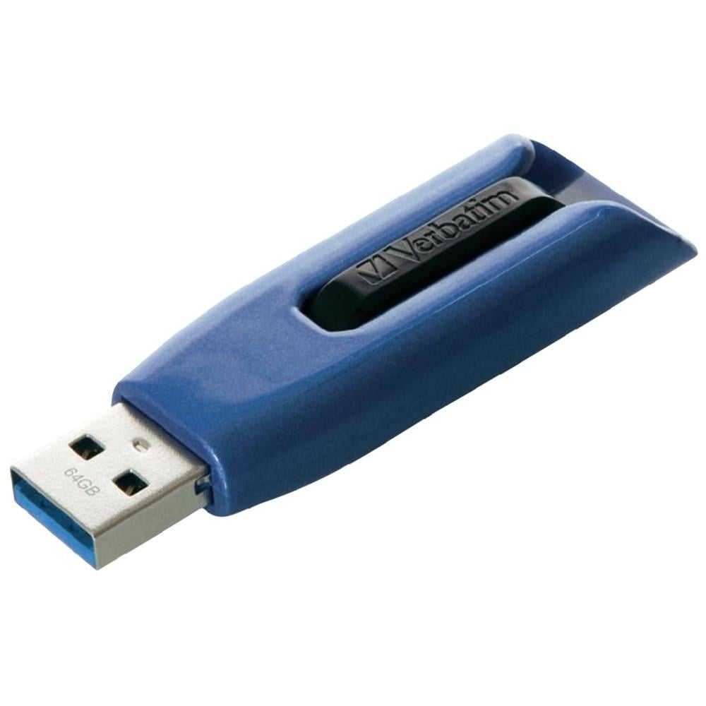 Memoria USB 3.0 Verbatim Retrattile 128GB Blu VERBATIM - immagine 3