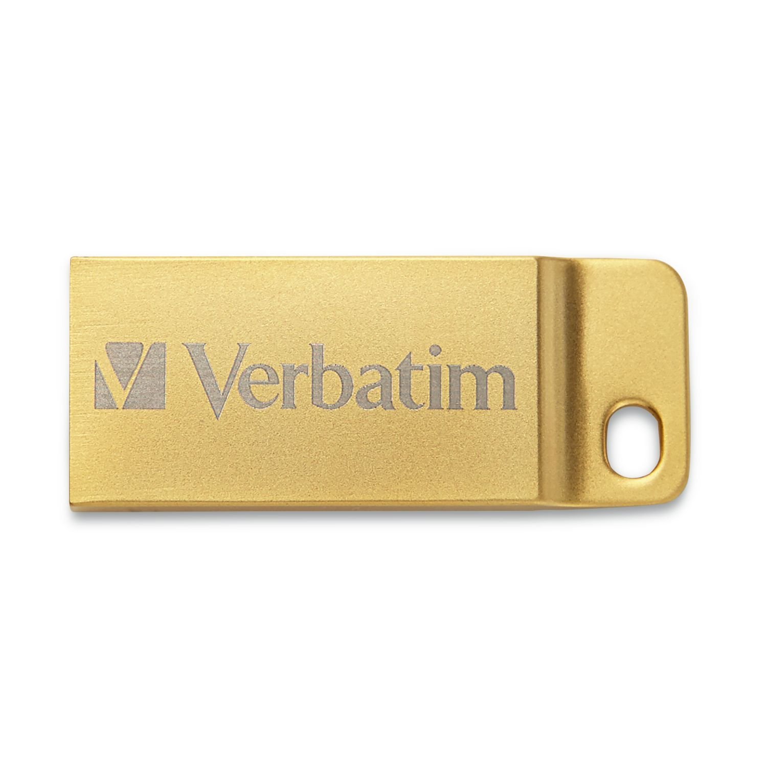 Mini Memoria USB 3.0 Verbatim con Portachiavi 64GB Oro VERBATIM - immagine 3