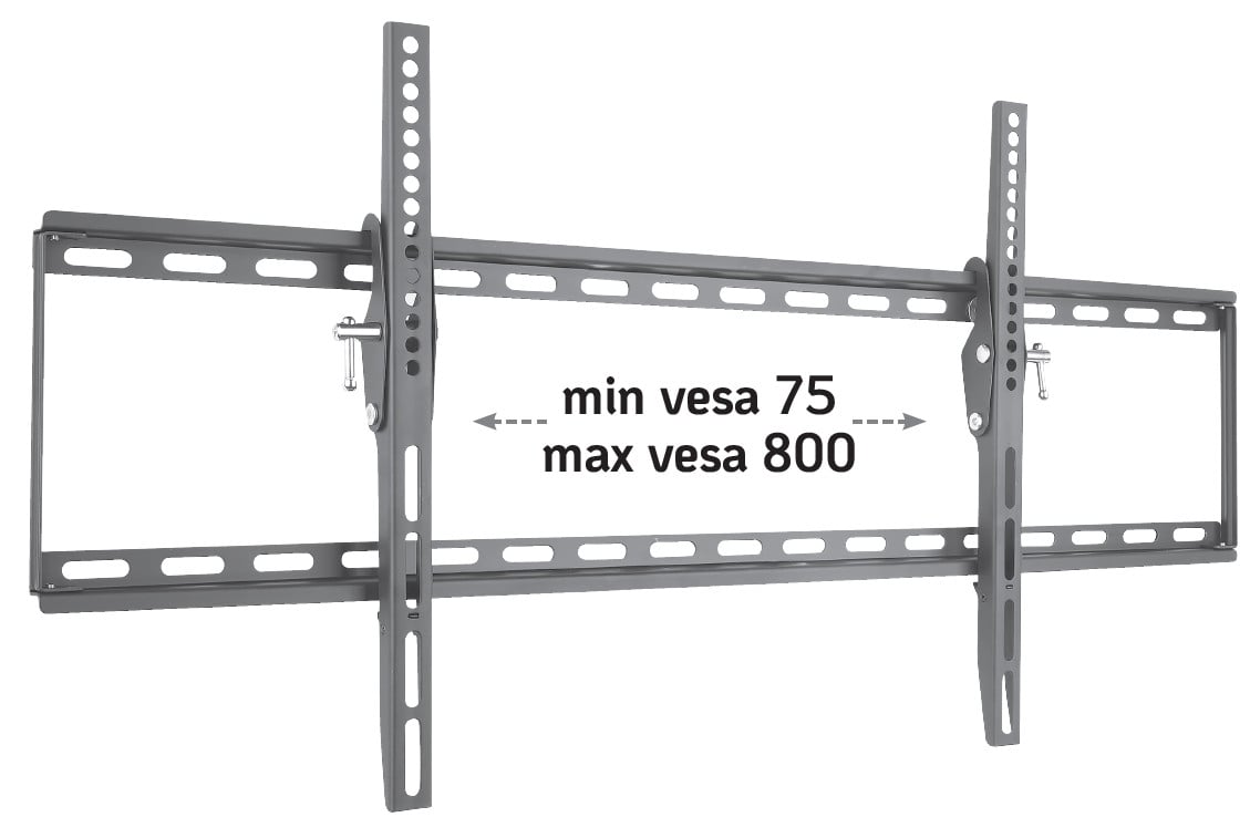 Staffa a Muro Inclinabile TV LED LCD 42-80'' TECHLY - immagine 3
