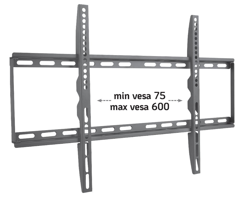 Staffa a Muro Fissa Slim TV LED LCD 40-65'' TECHLY - immagine 3